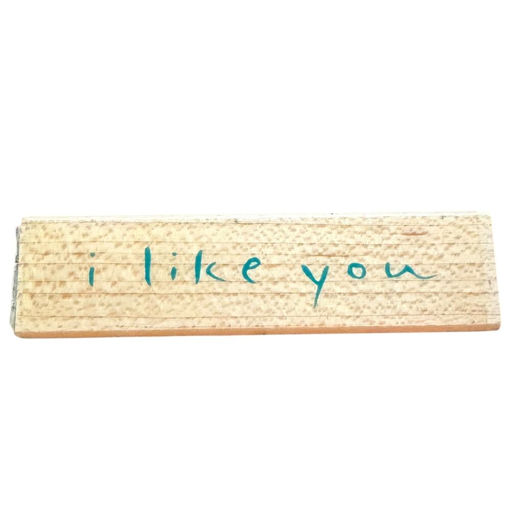 Hero Arts Vintage I Like You C3768 Mounted Rubber Stamp